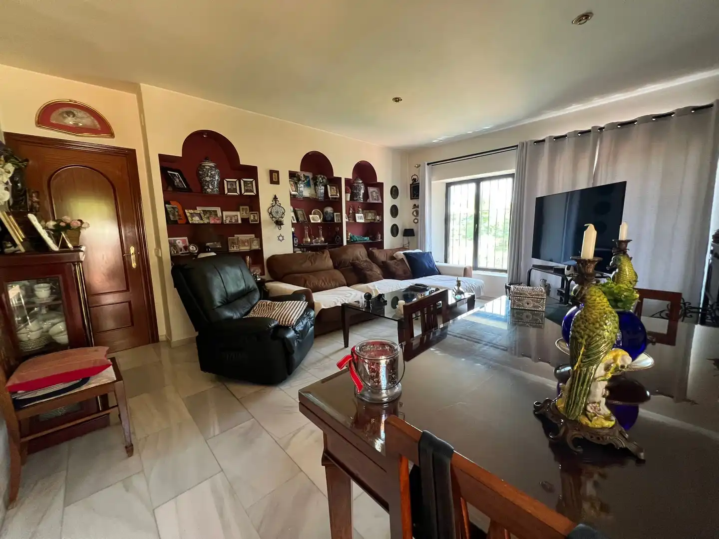 Living room of Houses for sale in Málaga  with Air Conditioner, Heating and Private garden