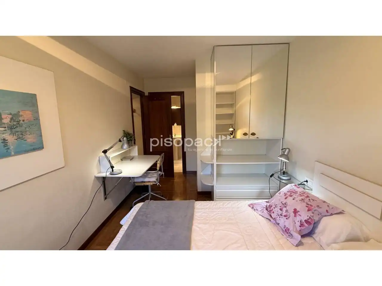 Bedroom of Flat for sale in  Pamplona / Iruña  with Air Conditioner, Heating and Terrace