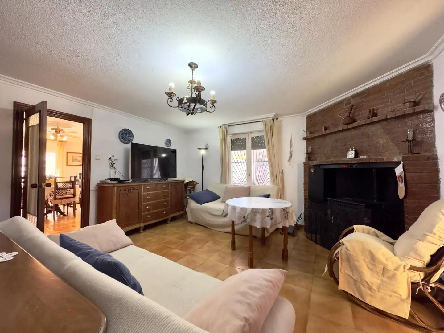 Sala de estar de Casa o chalet en venta en Aspe con Calefacción, Jardín privado y Terraza