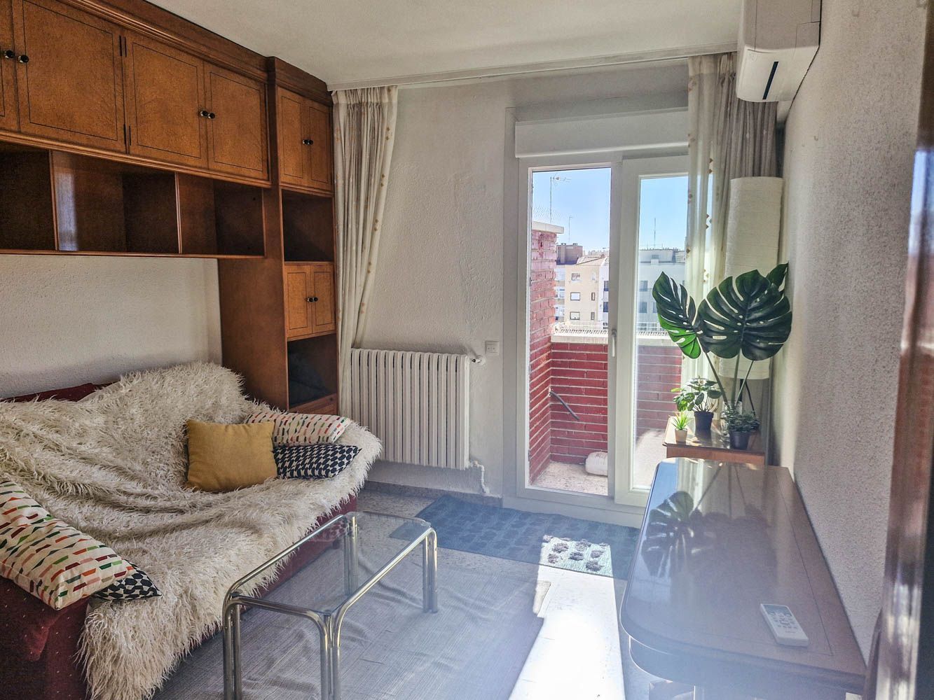 Balcony of Flat to rent in  Zaragoza Capital  with Air Conditioner, Heating and Terrace