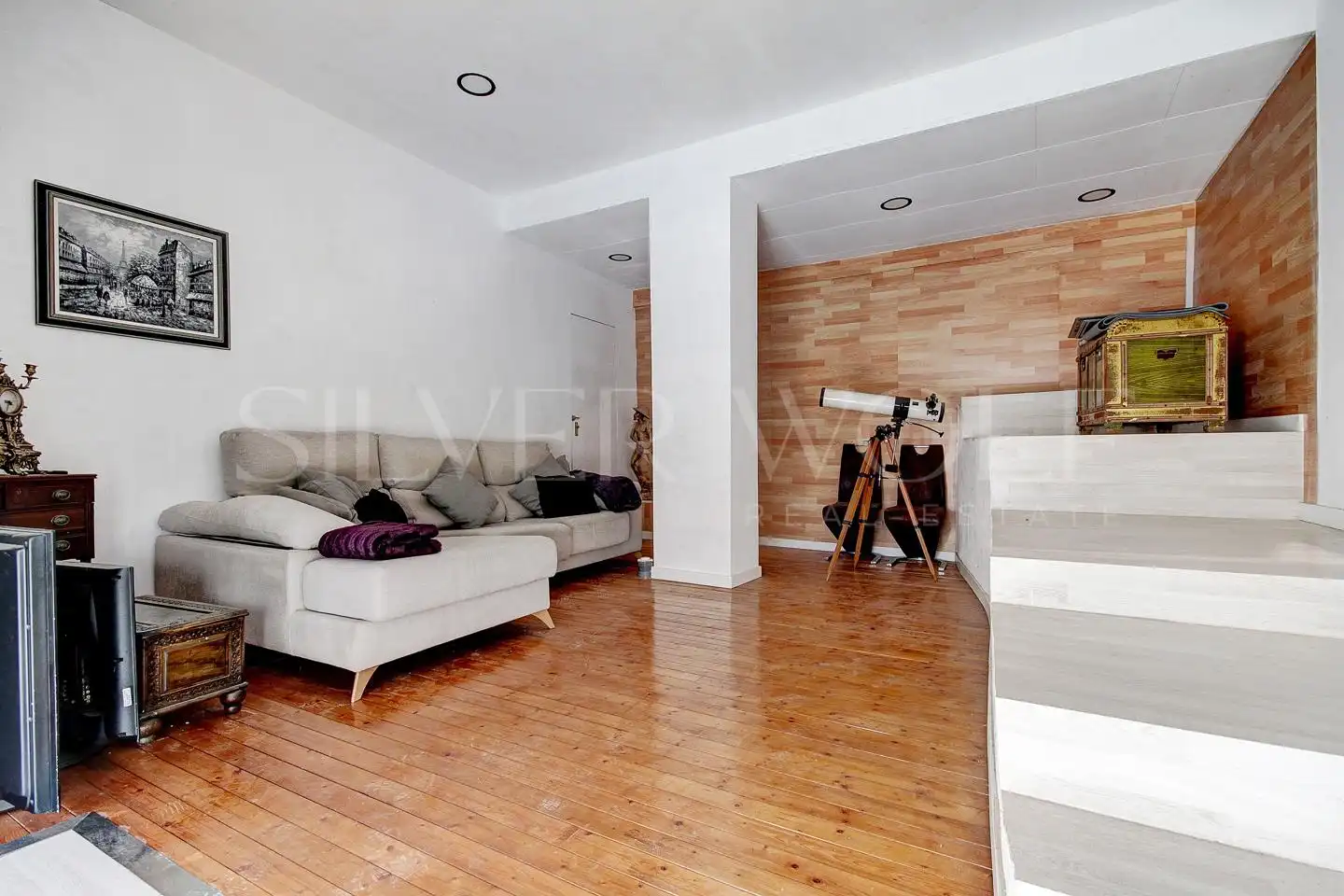 Sala de estar de Casa o chalet en venta en Cervelló con Aire acondicionado, Calefacción y Jardín privado