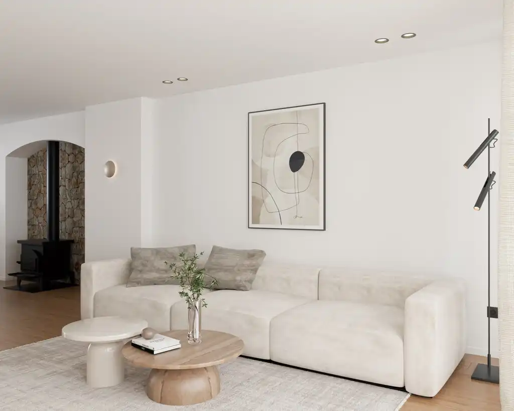 Sala de estar de Casa adosada en venta en Sóller con Aire acondicionado, Calefacción y Jardín privado