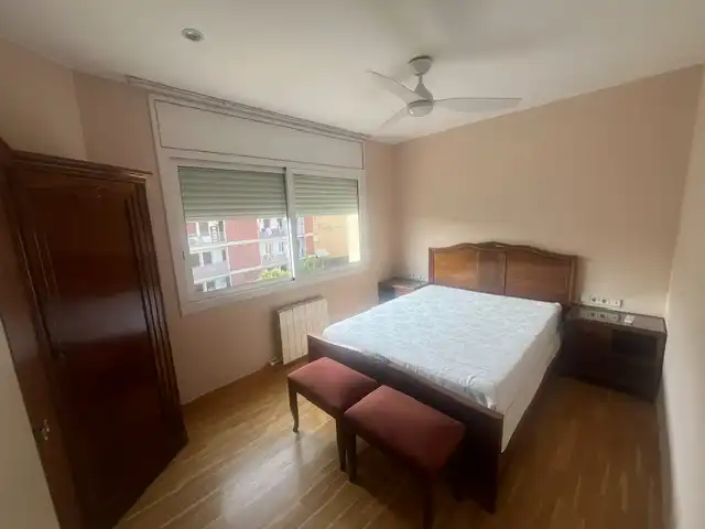 Schlafzimmer von Wohnung zur Miete in Sant Cugat del Vallès mit Klimaanlage, Heizung und Parkett
