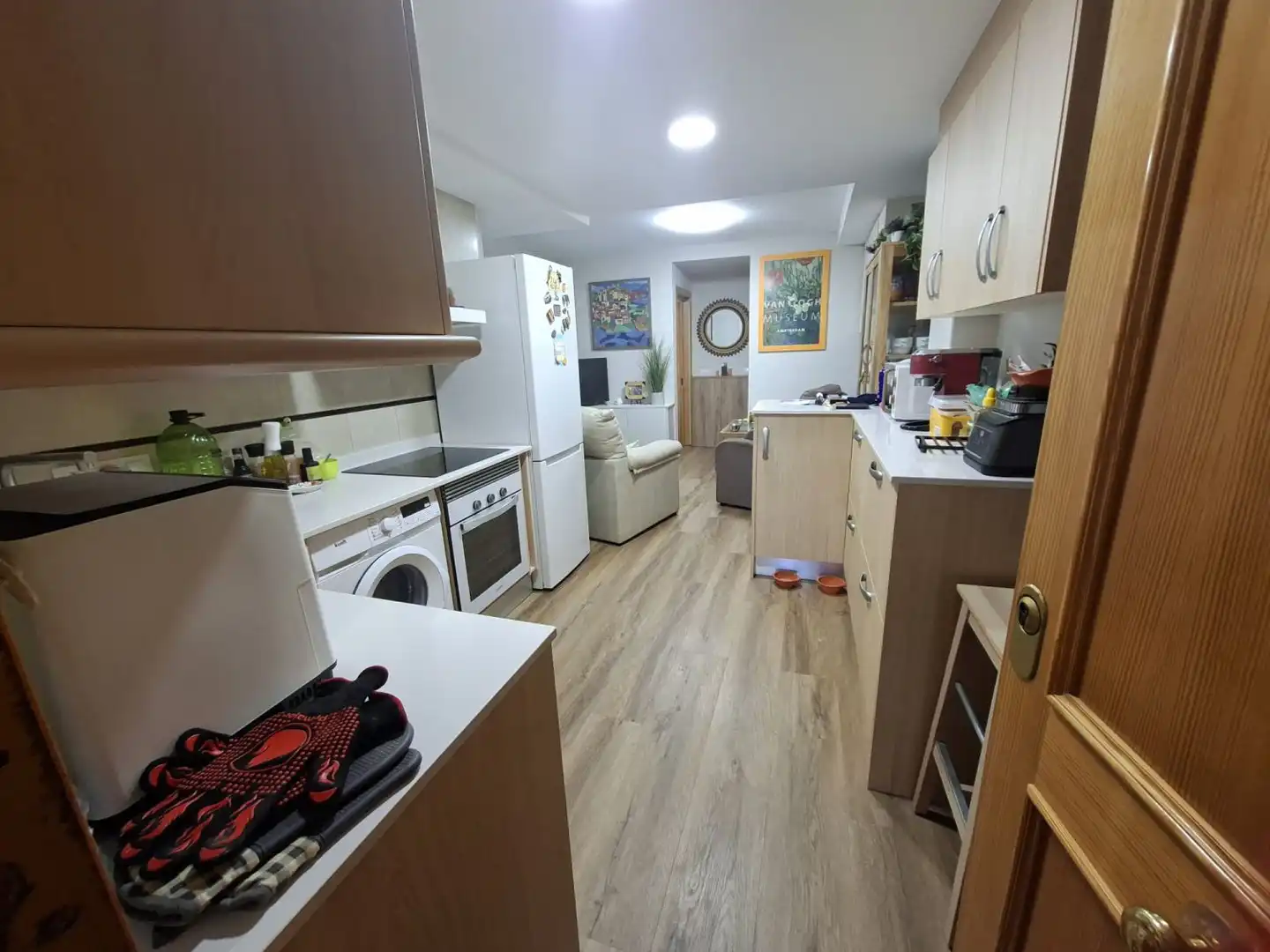 Küche von Wohnung zum Verkauf in Nules mit Klimaanlage, Parkett und Terrasse