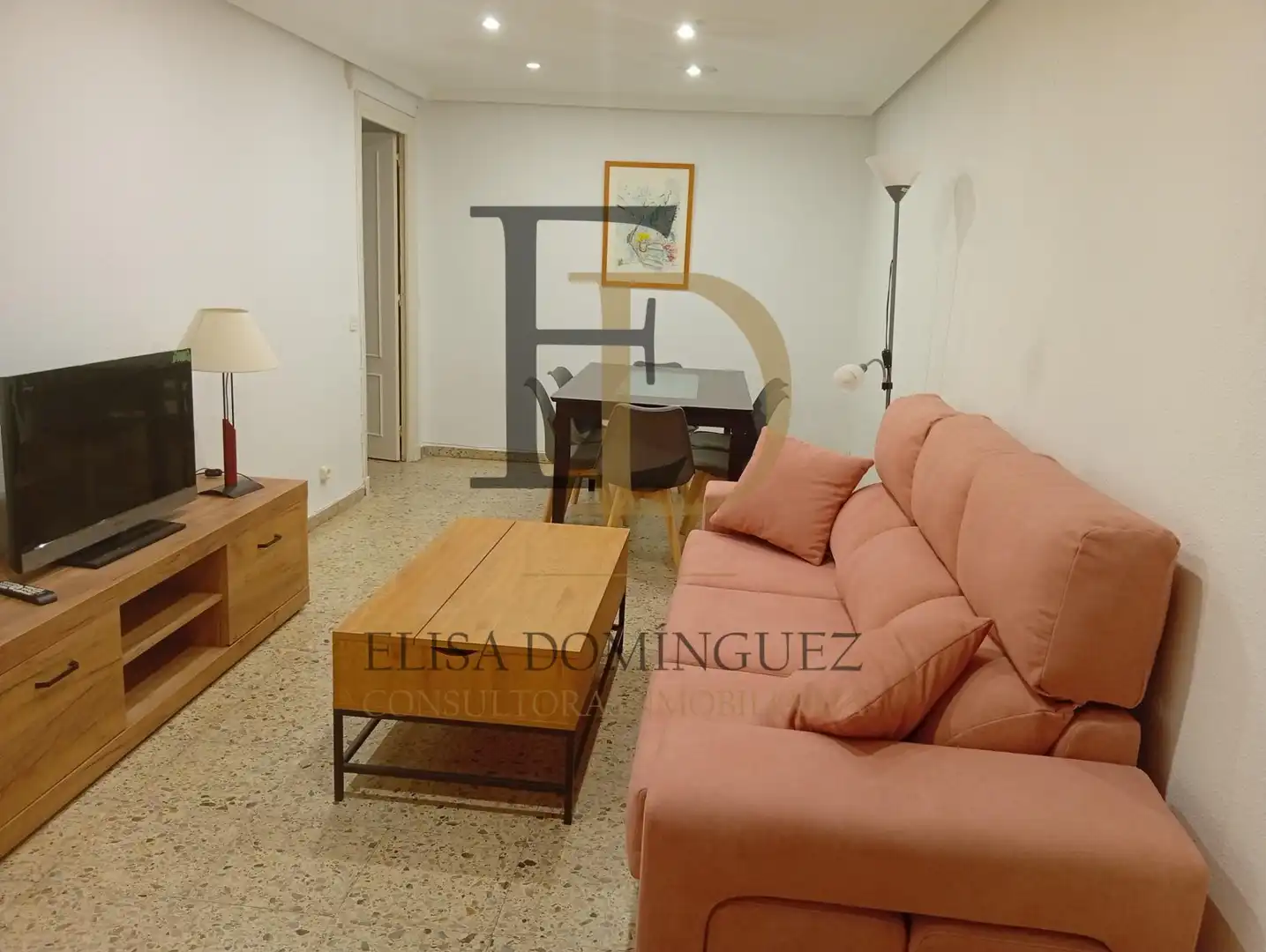 Sala de estar de Piso de alquiler en Salamanca con Calefacción, Amueblado y Balcón
