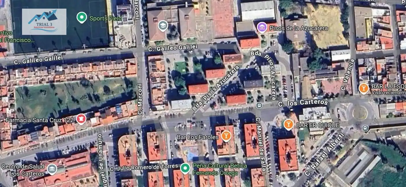 Vista exterior de Pis en venda en La Rinconada