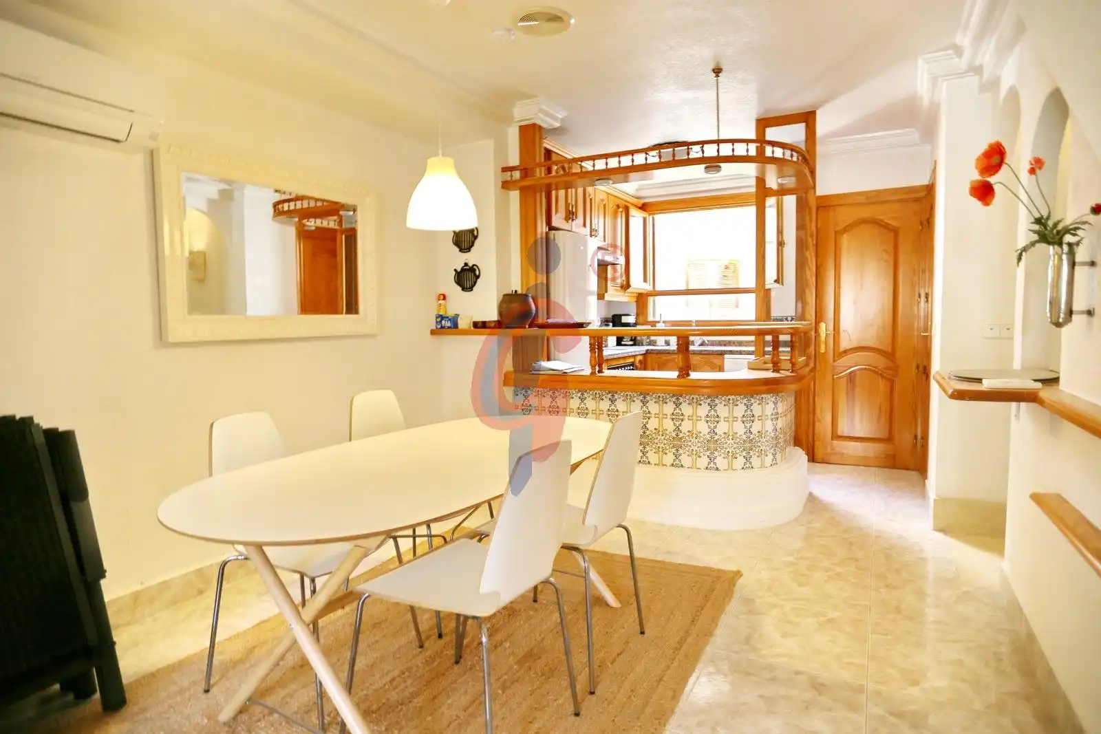 Dining room of Detached homes for sale in Guardamar del Segura  with Air Conditioner, Heating and Terrace