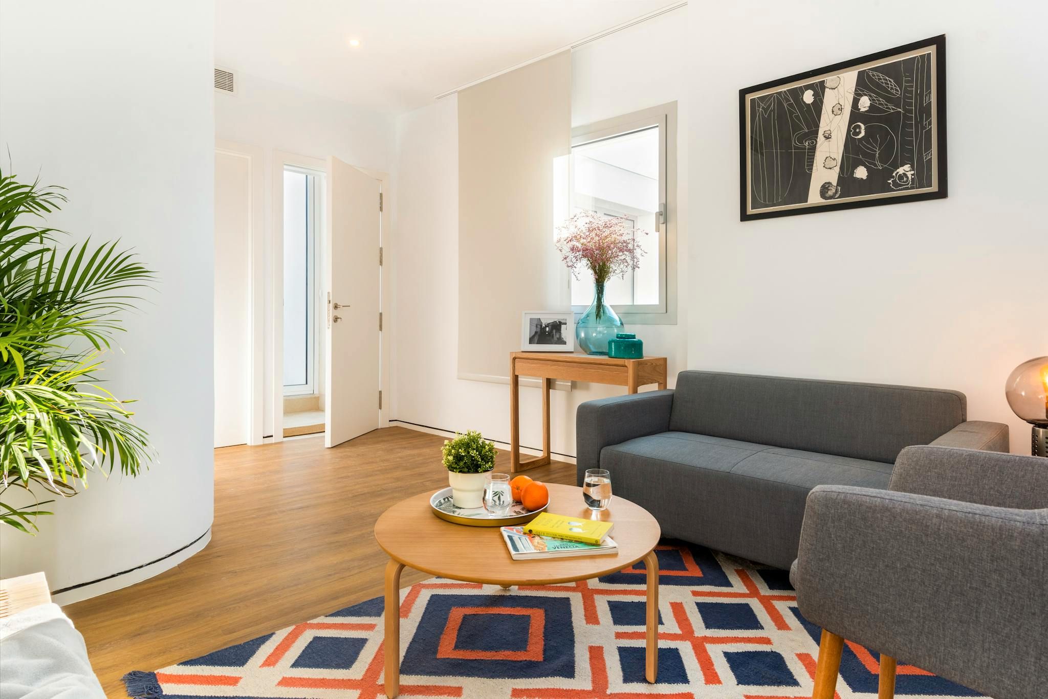 Living room of Flat to rent in  Sevilla Capital  with Air Conditioner, Heating and Washing machine
