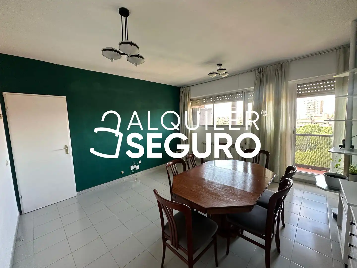 Dining room of Flat for rent in Madrid  with Heating, Terrace and Furnished
