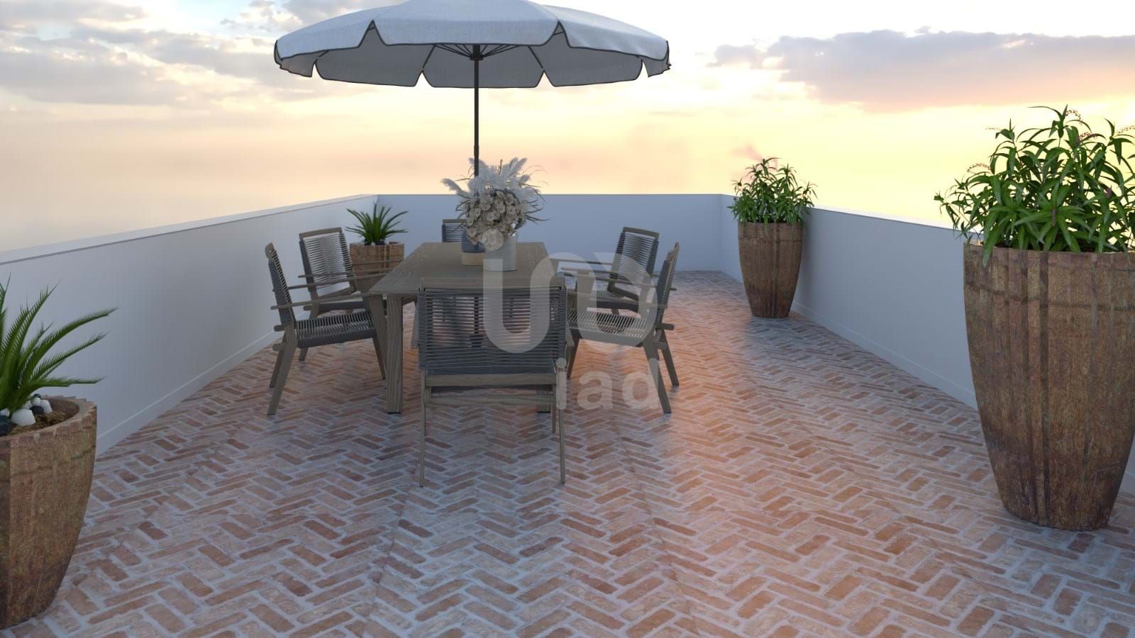 Terraza de Casa adosada en venta en Vilanova i la Geltrú con Aire acondicionado, Calefacción y Terraza
