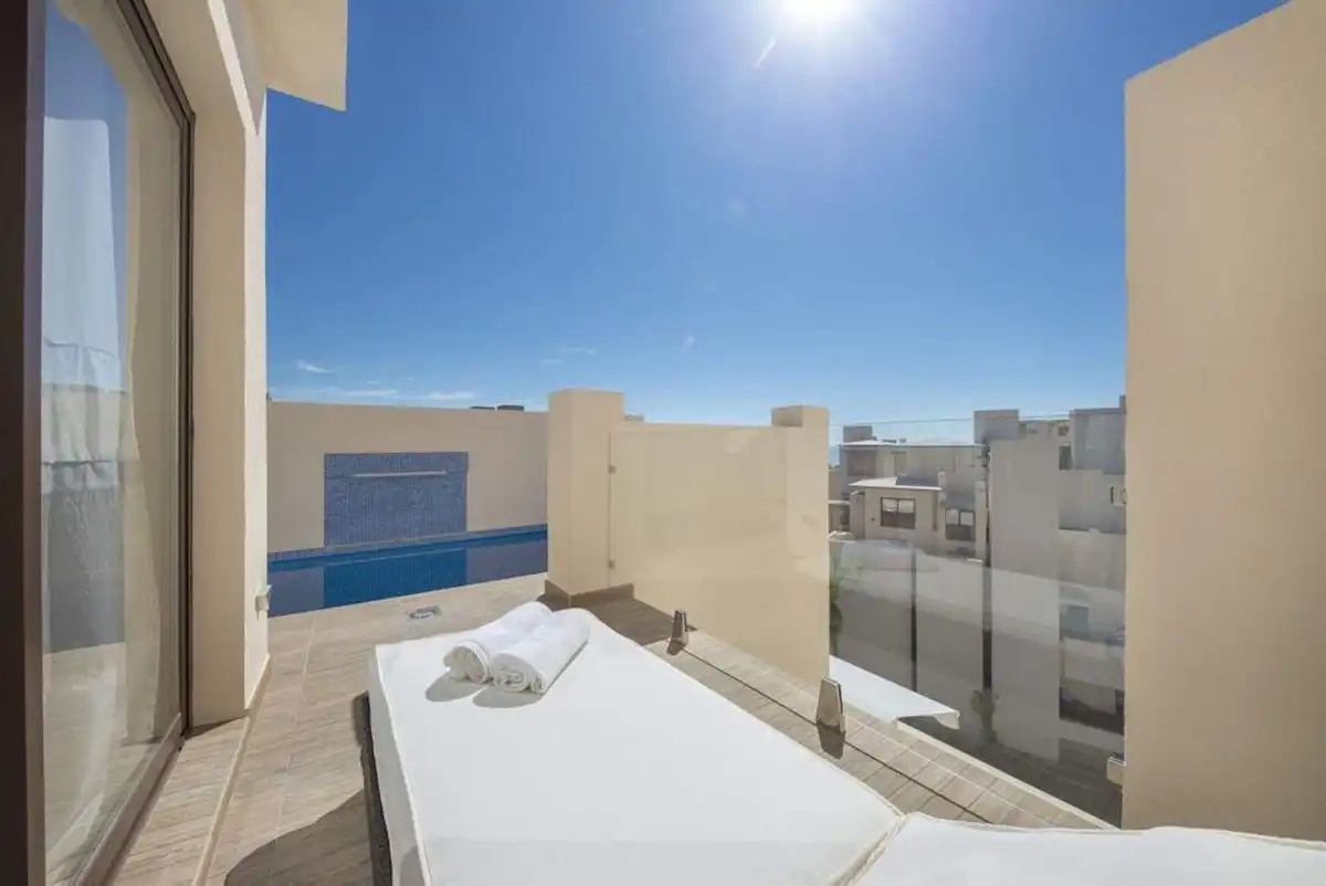 Terraza de Ático de alquiler en Estepona con Aire acondicionado, Terraza y Piscina