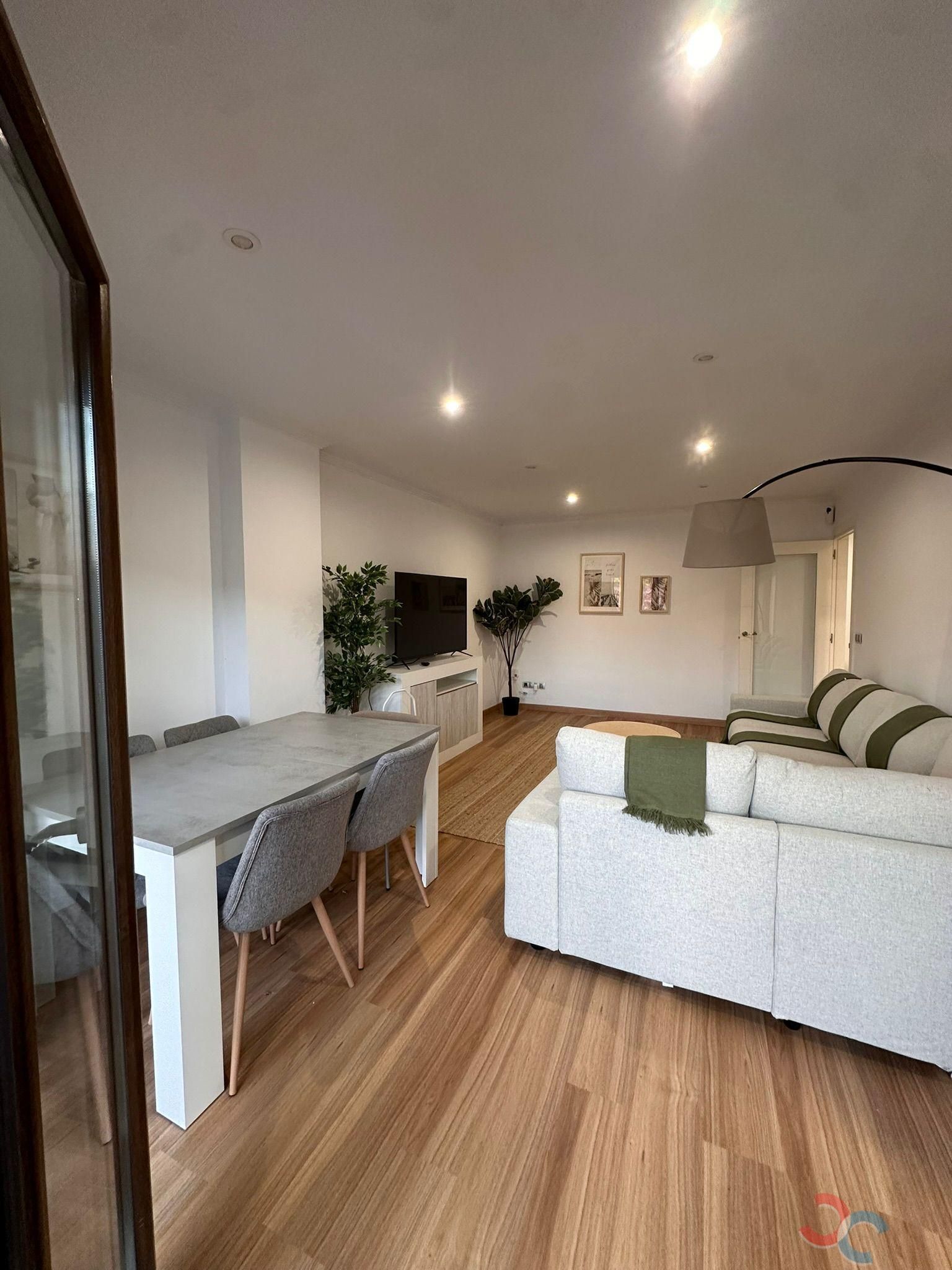 Living room of Flat for sale in Marín  with Terrace, Storage room and Furnished