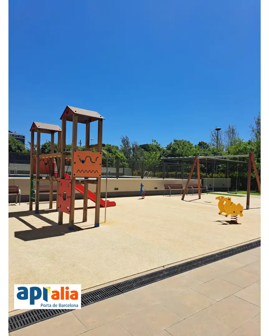 Parking of Flat for sale in Sant Feliu de Llobregat  with Heating, Private garden and Swimming Pool