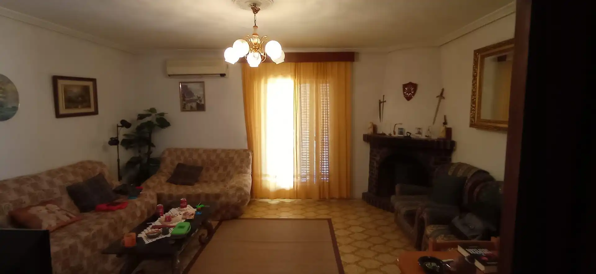 Sala de estar de Casa o chalet en venta en Montearagón con Aire acondicionado, Calefacción y Terraza