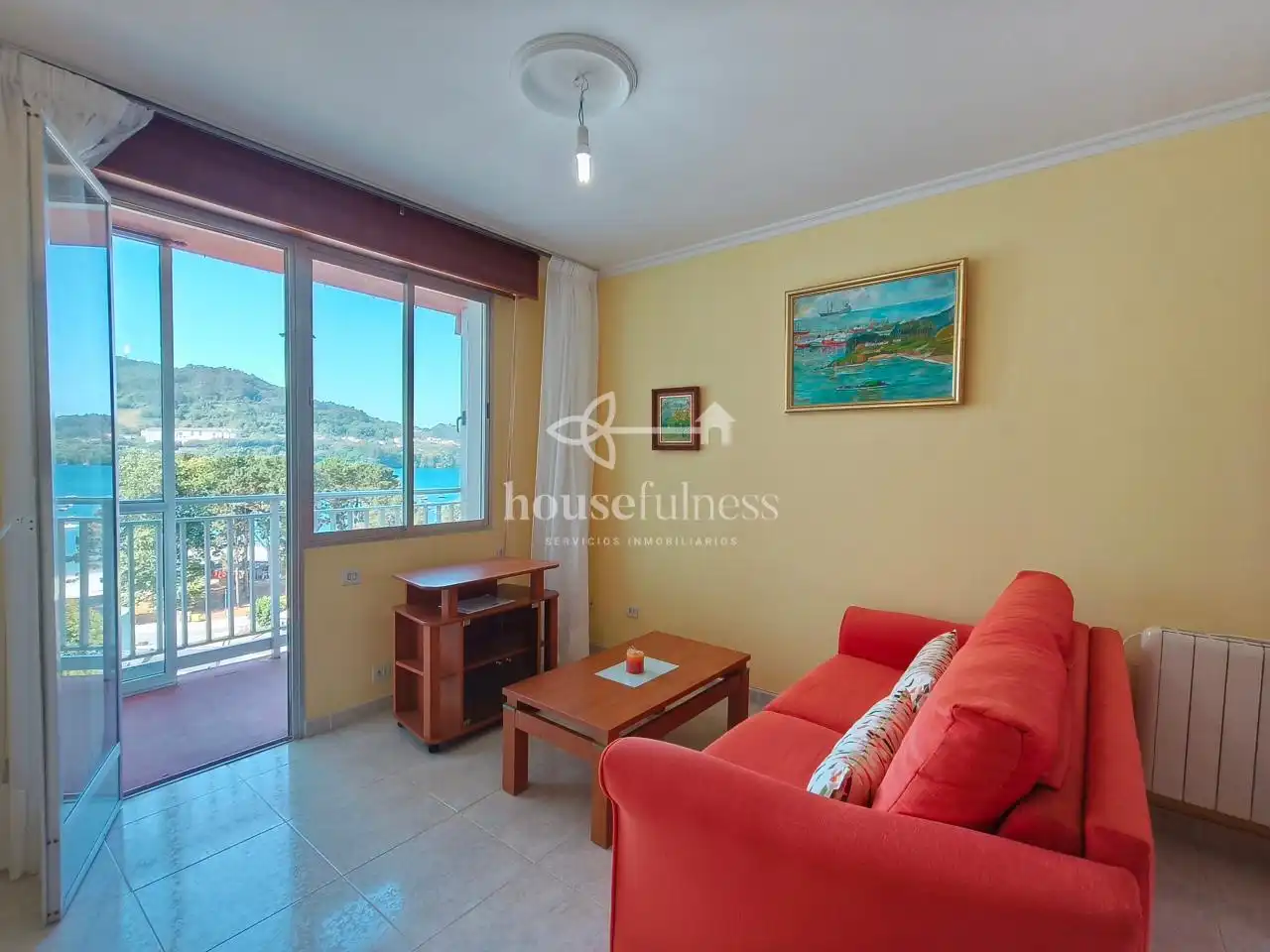 Living room of Flat for sale in Cabanas  with Heating, Terrace and Storage room