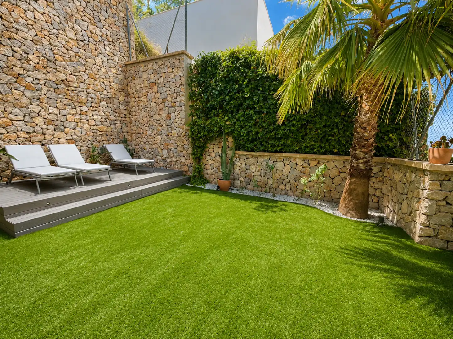 Terrasse von Wohnung zur Miete in Andratx mit Privatgarten, Terrasse und Schwimmbad