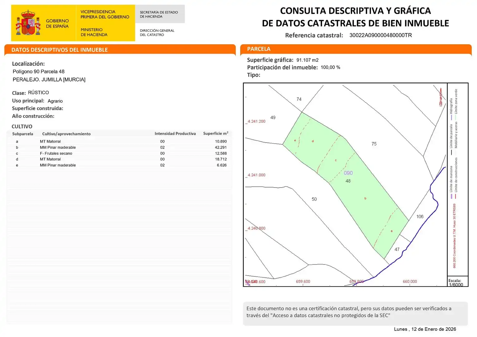 Land for sale in Jumilla