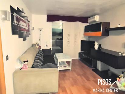 Living room of Flat for sale in L'Hospitalet de Llobregat  with Air Conditioner and Balcony