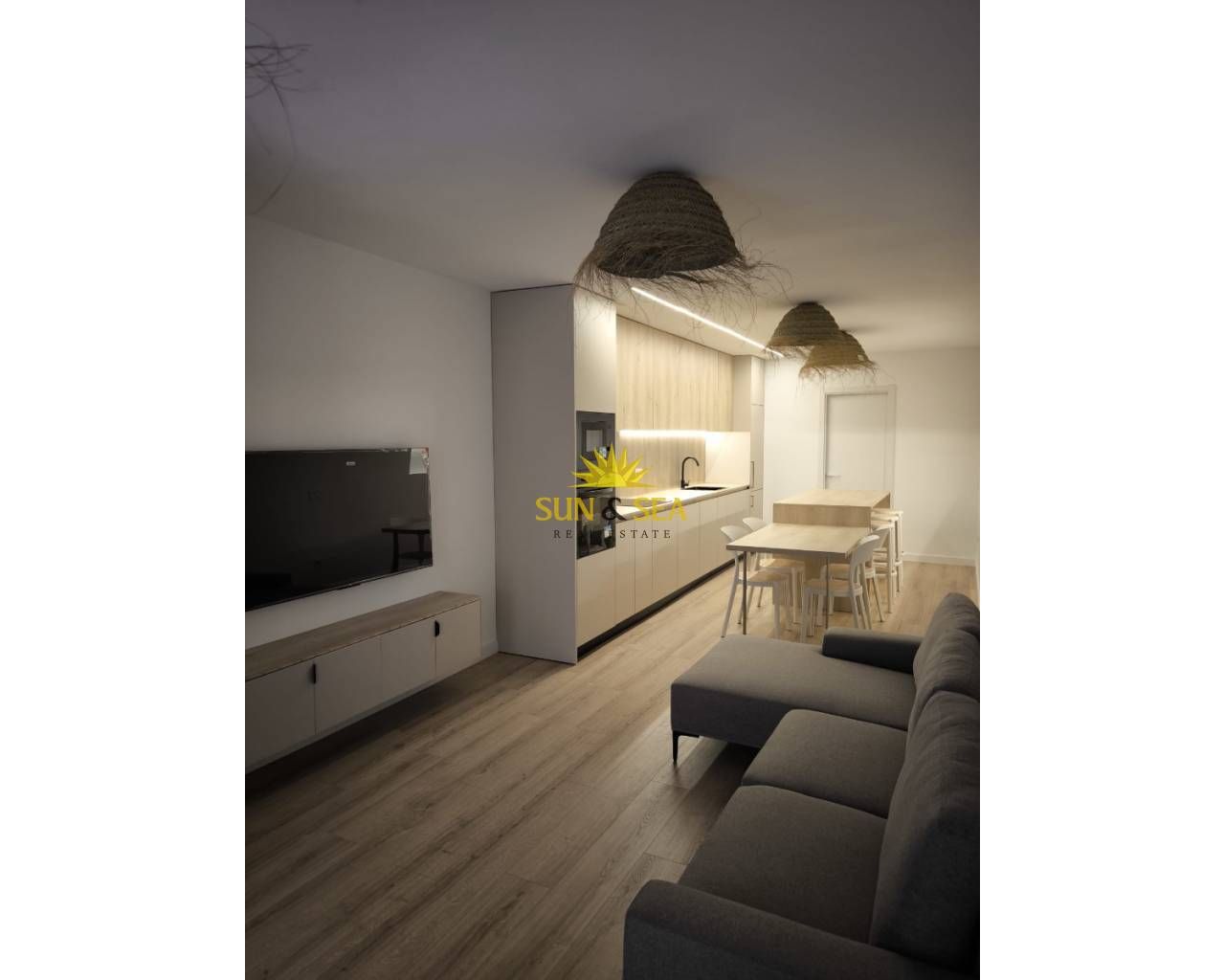 Sala d'estar de Casa o xalet de lloguer en Elche / Elx amb Aire condicionat, Calefacció i Moblat
