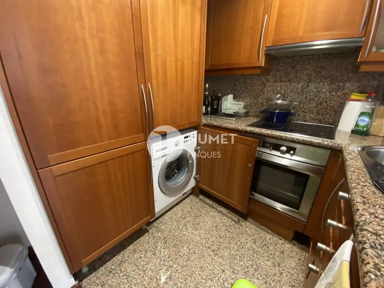 Cocina de Dúplex en venta en Sant Cugat del Vallès con Aire acondicionado, Calefacción y Jardín privado