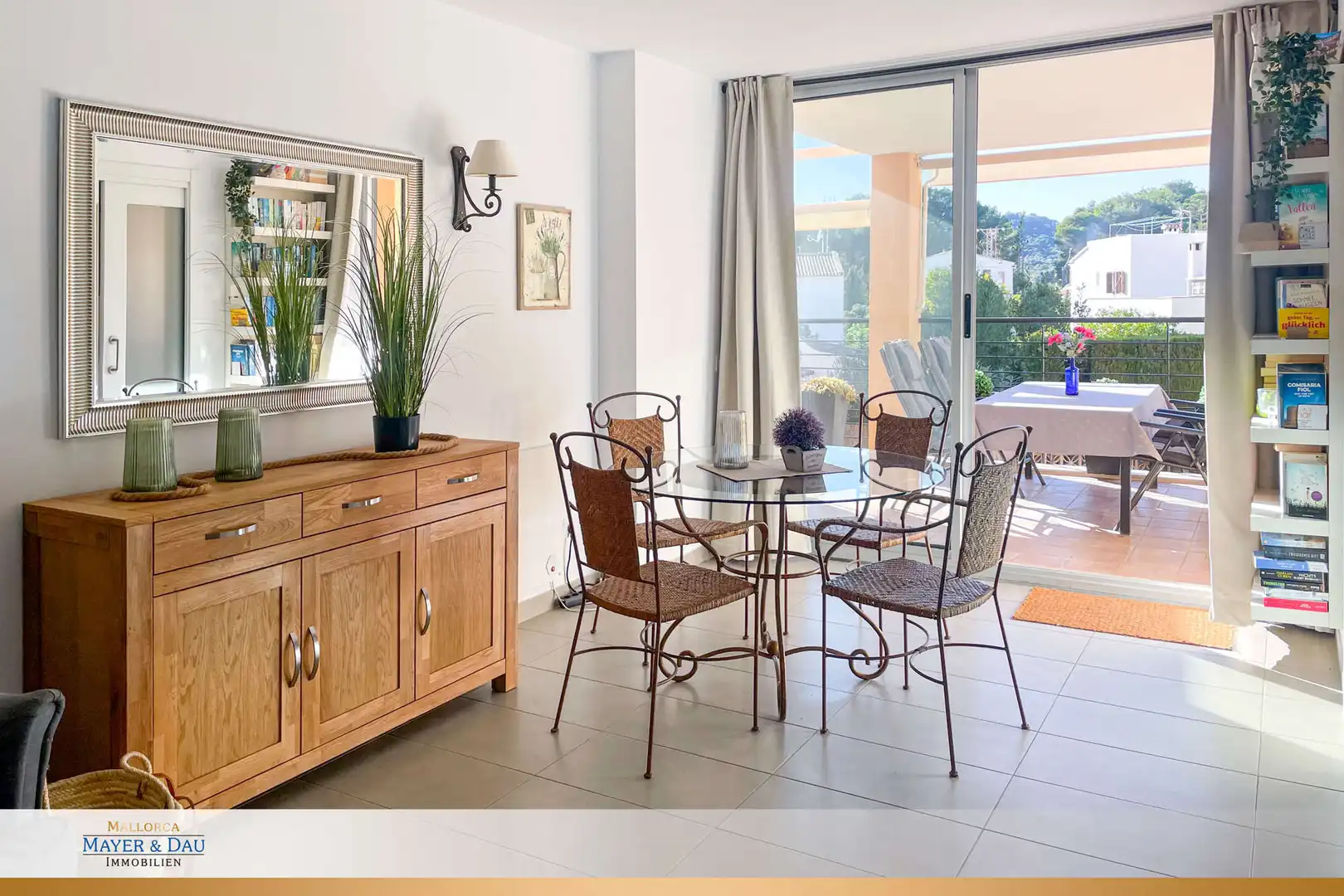 Dining room of Flat for rent in Capdepera  with Air Conditioner, Terrace and Furnished
