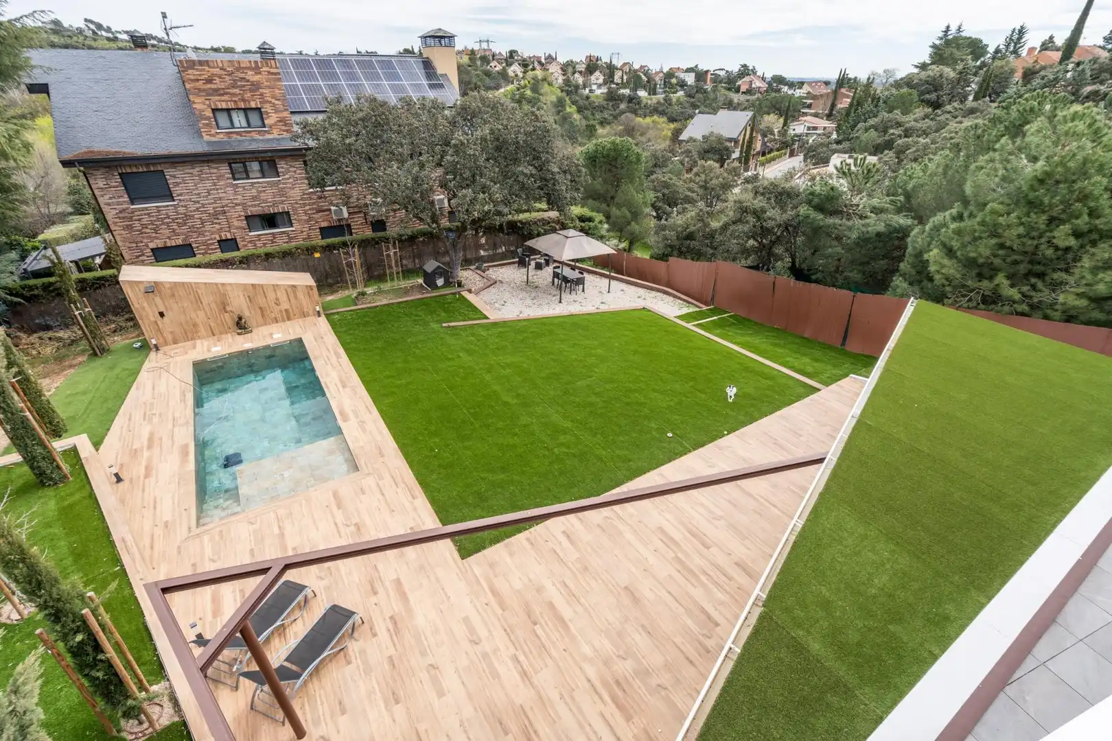 Terrassa de Casa o xalet en venda en Torrelodones amb Aire condicionat, Calefacció i Jardí privat
