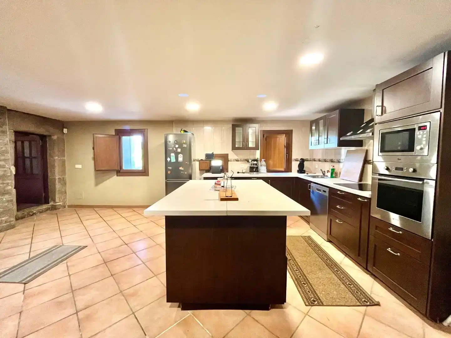 Cocina de Piso en venta en Curtis con Jardín privado, Parquet y Trastero