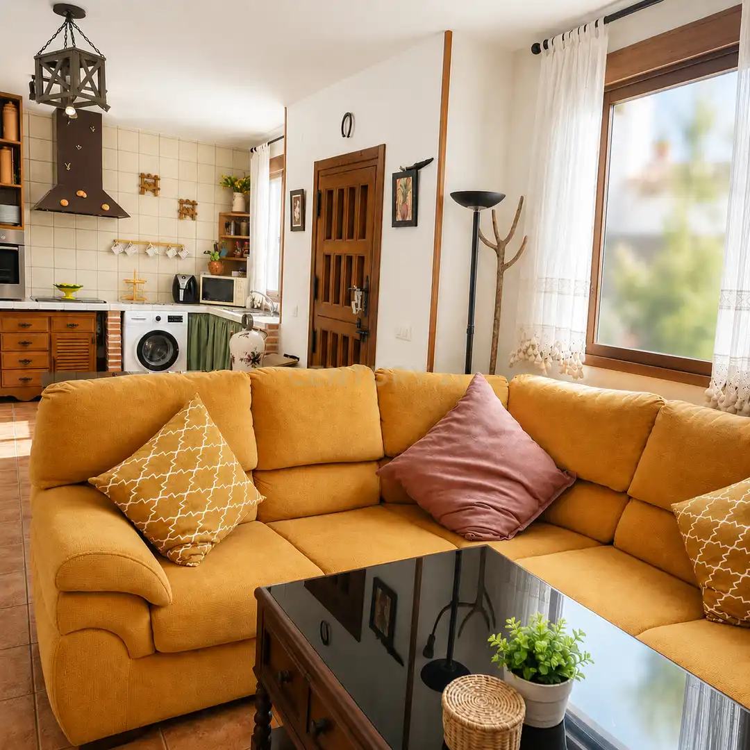 Sala d'estar de Casa o xalet en venda en Erustes amb Aire condicionat