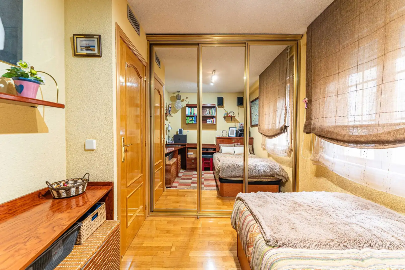 Schlafzimmer von Wohnung zum Verkauf in Fuenlabrada mit Klimaanlage, Heizung und Terrasse