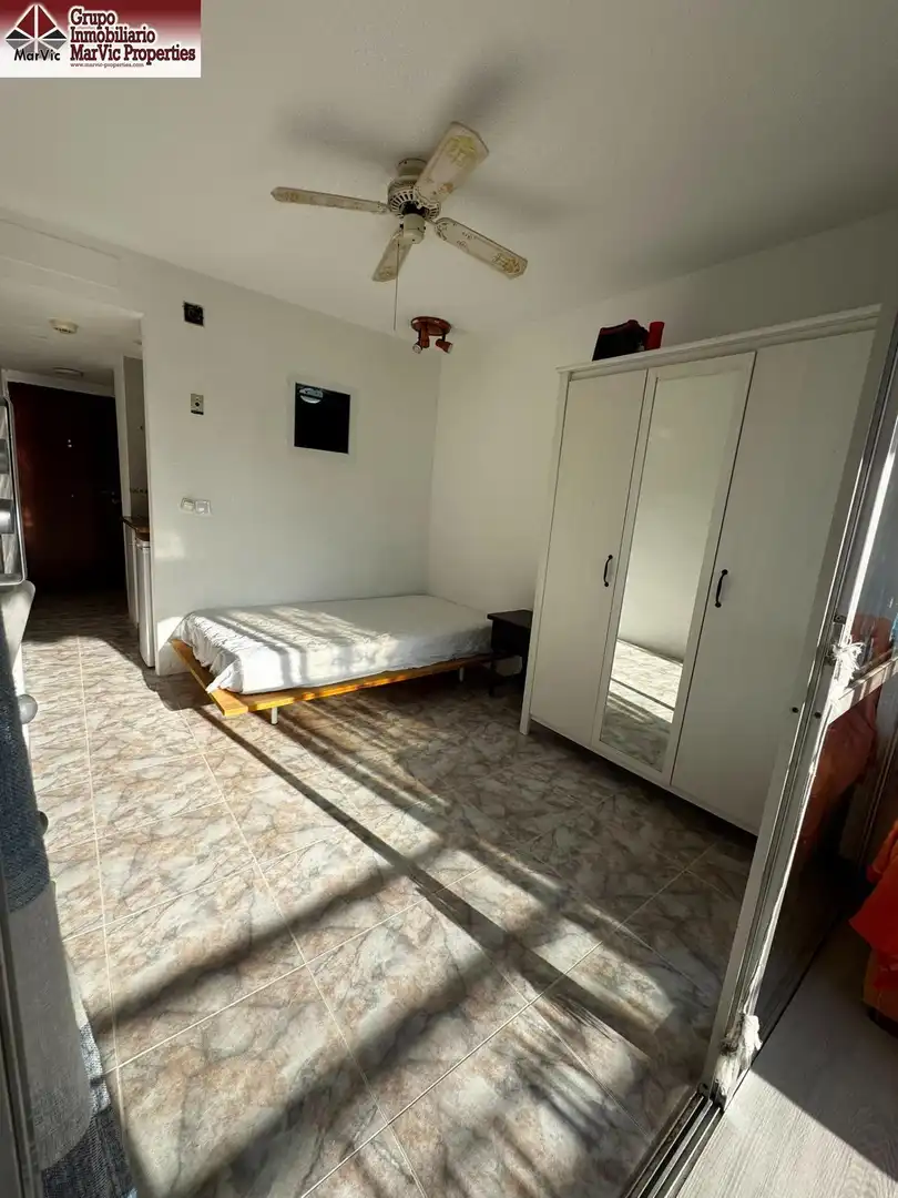 Dormitori de Estudi en venda en Benidorm amb Jardí privat, Moblat i Piscina comunitària
