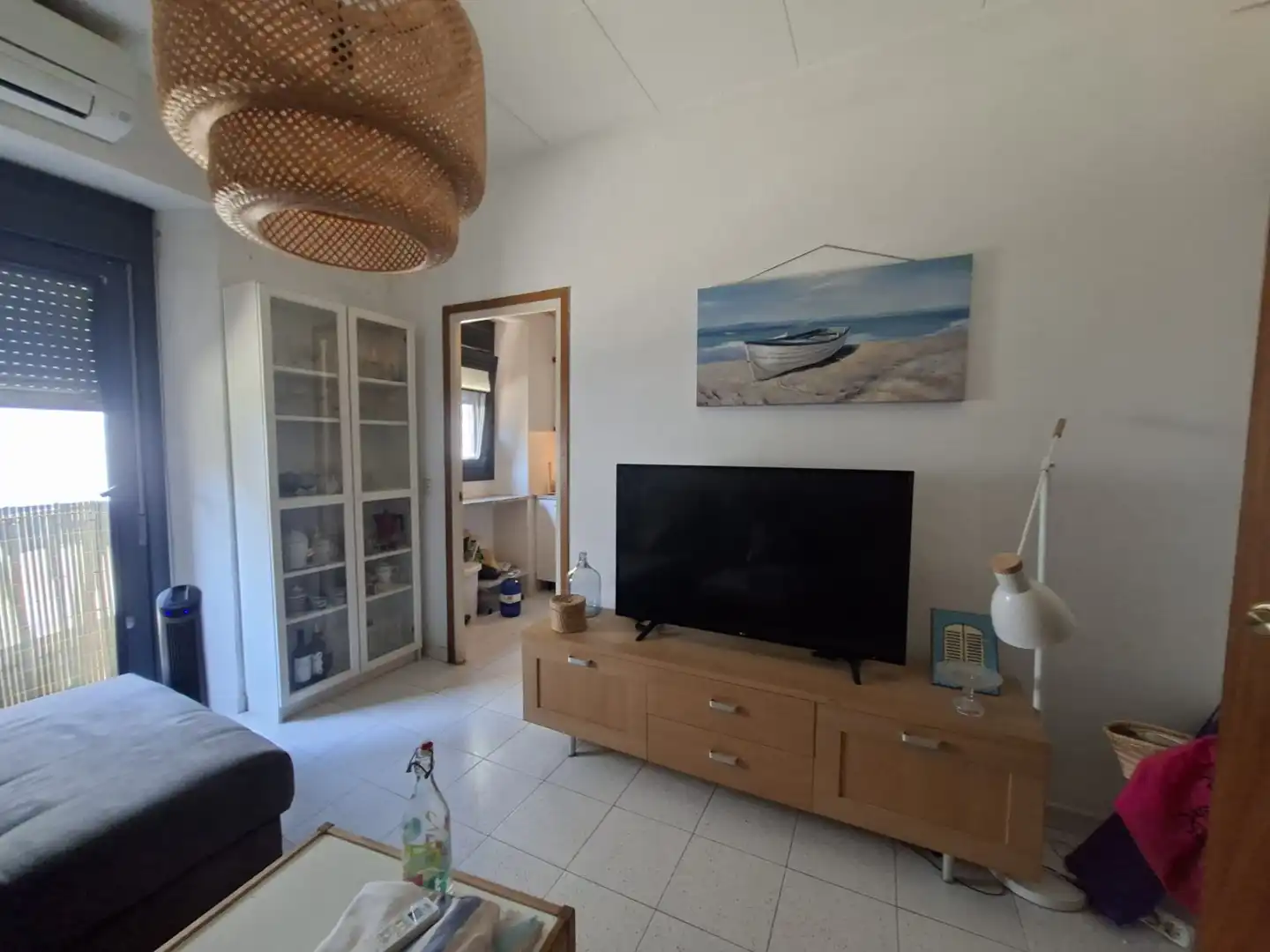Sala d'estar de Casa adosada en venda en Portbou amb Aire condicionat, Calefacció i Terrassa
