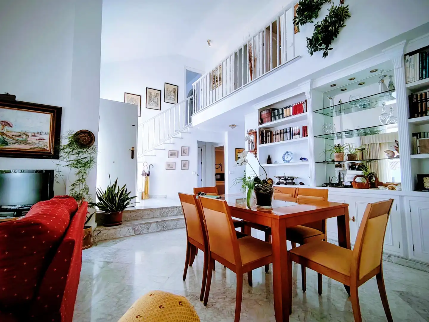 Comedor de Casa adosada en venta en Málaga con Aire acondicionado, Jardín privado y Trastero