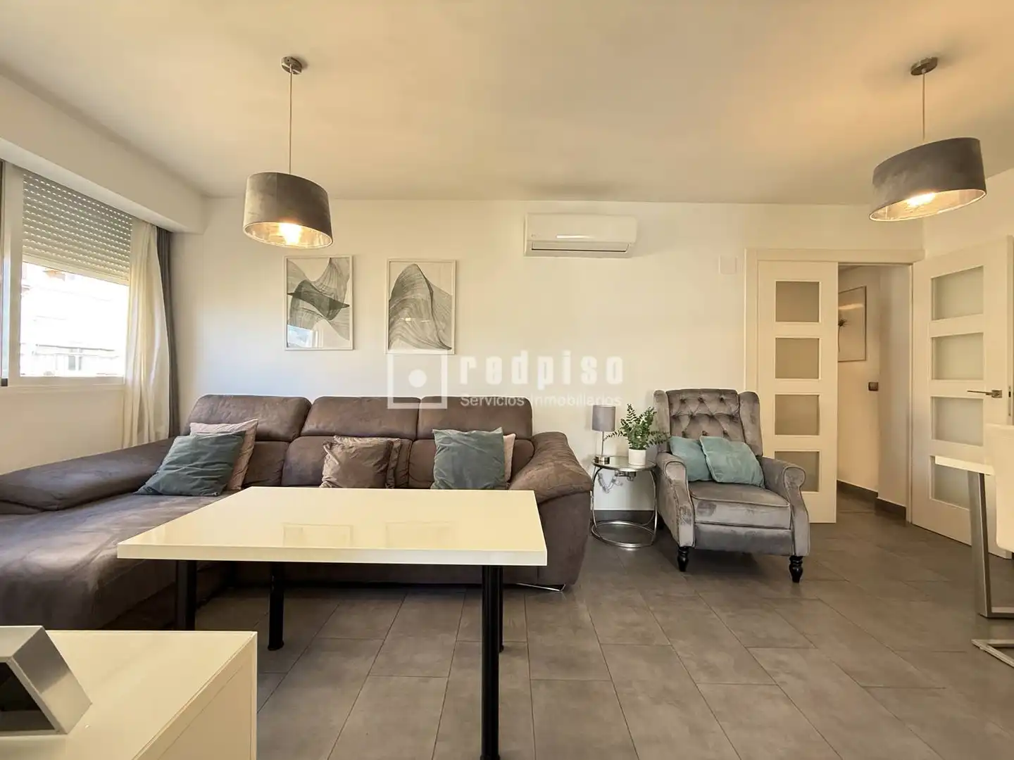 Sala de estar de Piso en venta en Málaga con Aire acondicionado y Amueblado
