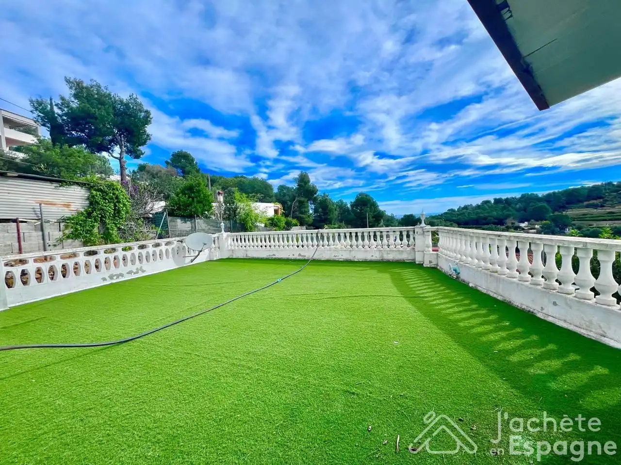 Terrace of Country homes for sale in Quart de les Valls  with Private garden, Terrace and Swimming Pool