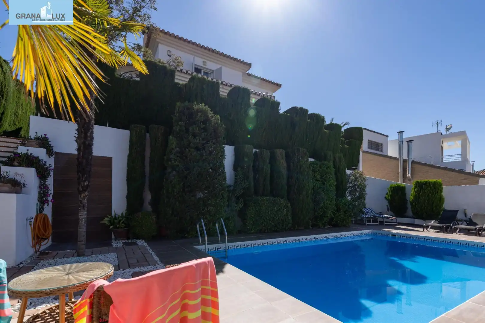 Piscina de Casa o chalet en venta en Monachil con Calefacción, Jardín privado y Terraza