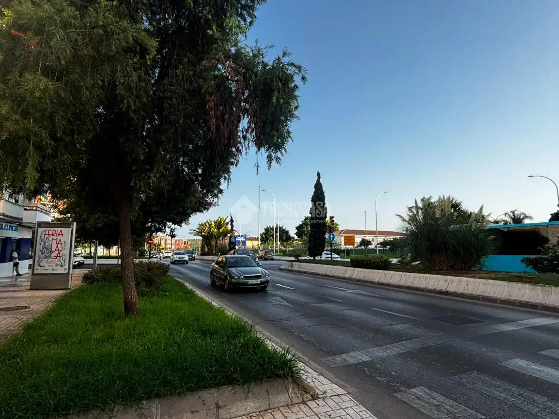 Vista exterior de Piso en venta en Málaga con Aire acondicionado, Parquet y Amueblado