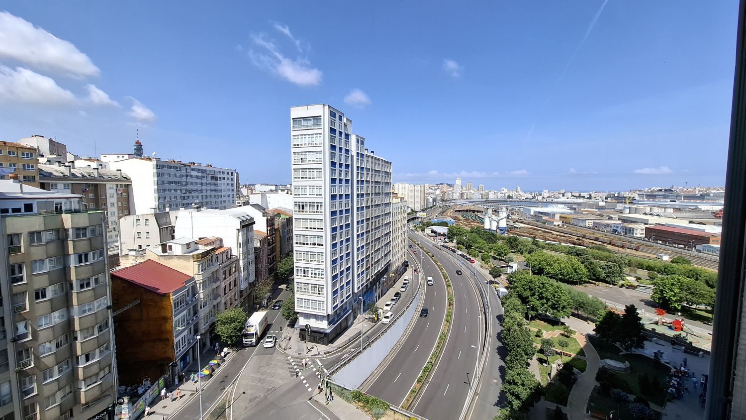 Exterior view of Flat to rent in A Coruña Capital   with Parquet flooring