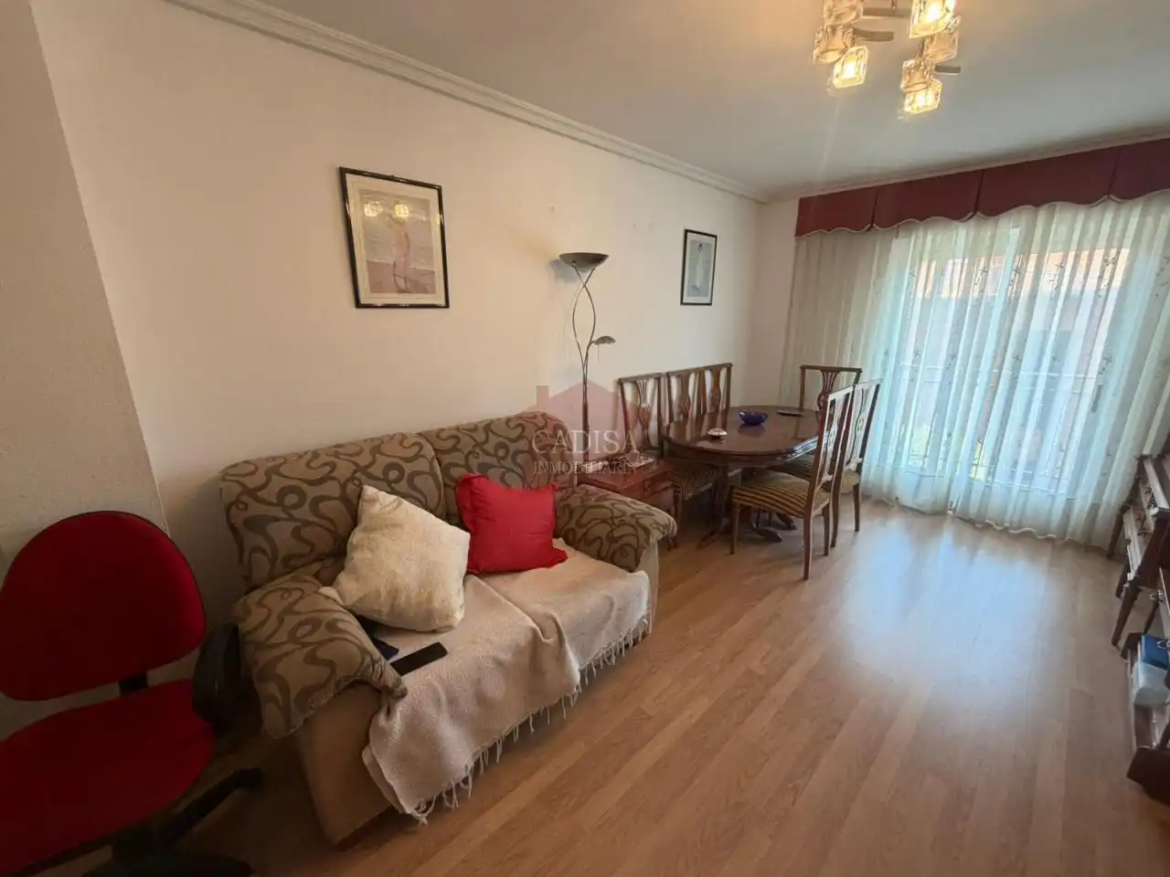 Living room of Flat for rent in Salamanca  with Heating, Terrace and Furnished