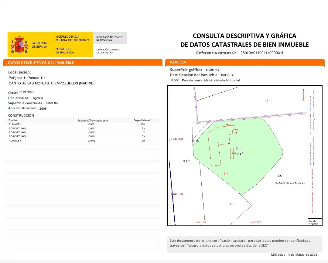 Terreno rustico in vendita a Calle las Palmeras, imagen 2