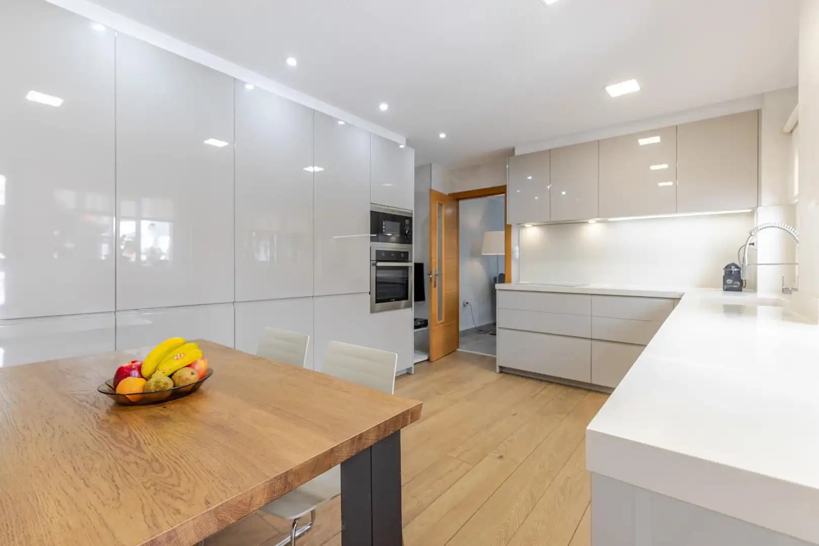 Cocina de Casa adosada en venta en Sagunto / Sagunt con Aire acondicionado, Calefacción y Terraza