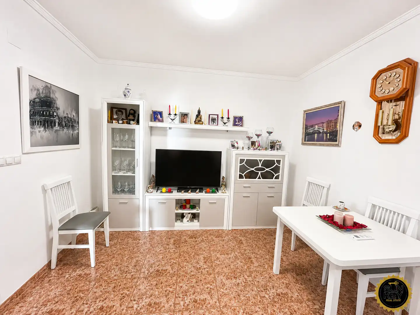 Sala de estar de Casa o chalet en venta en Alhama de Murcia con Amueblado