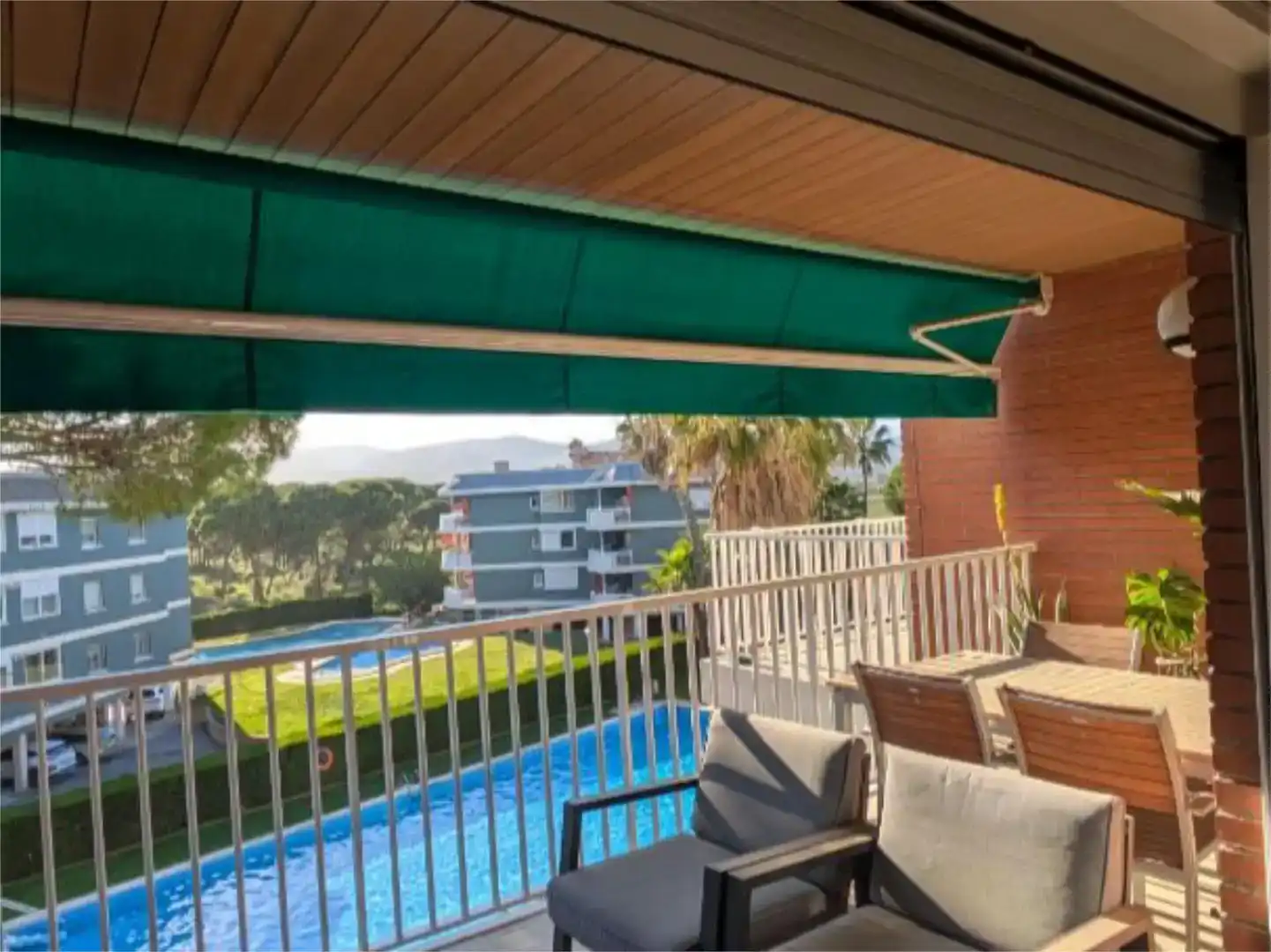 Terrace of Flat for sale in Gavà  with Air Conditioner, Swimming Pool and Balcony