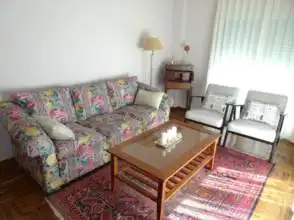 Living room of Flat for rent in Gijón   with Heating, Parquet flooring and Furnished