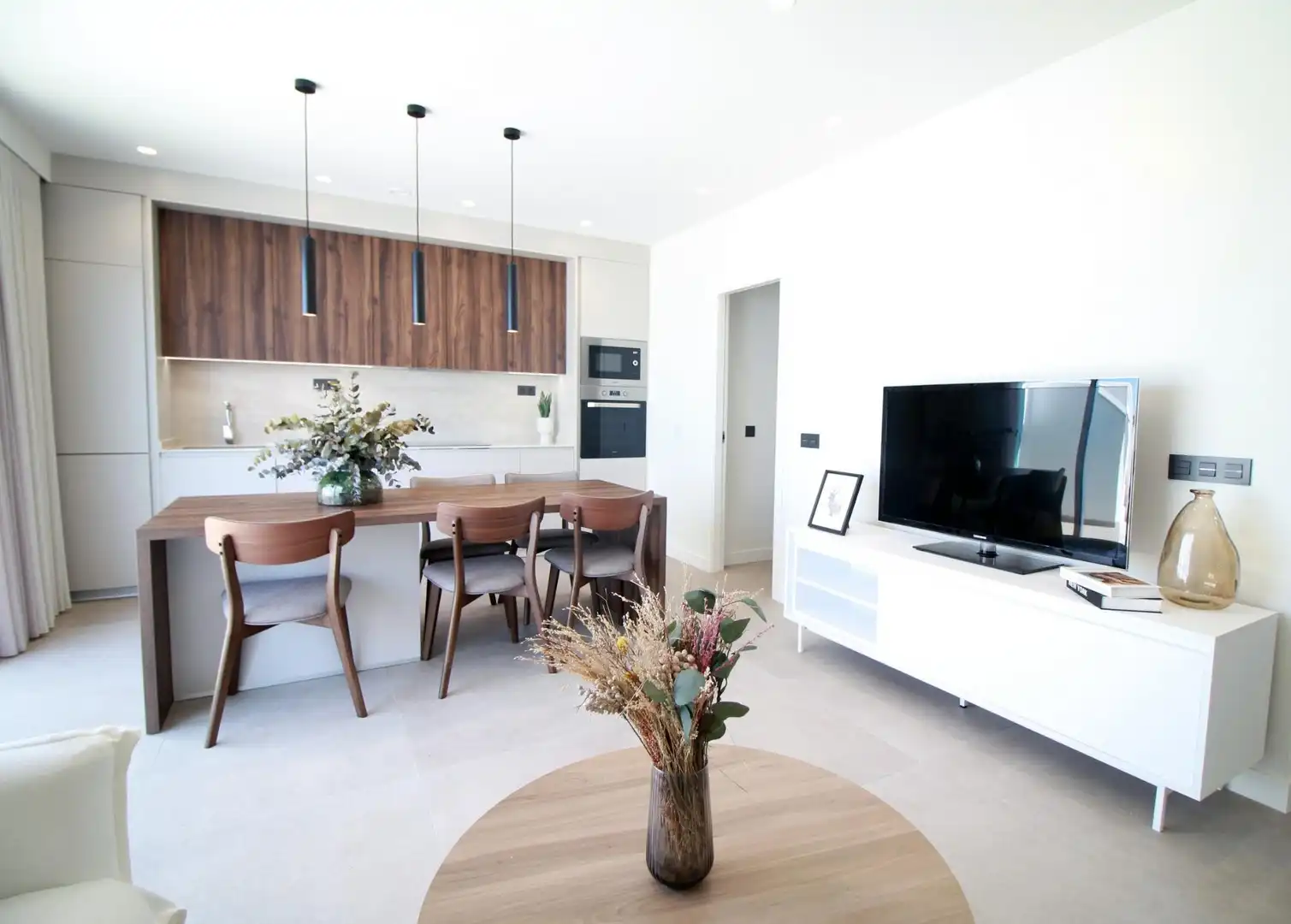 Sala de estar de Casa o chalet en venta en Pilar de la Horadada con Jardín privado, Terraza y Piscina comunitaria