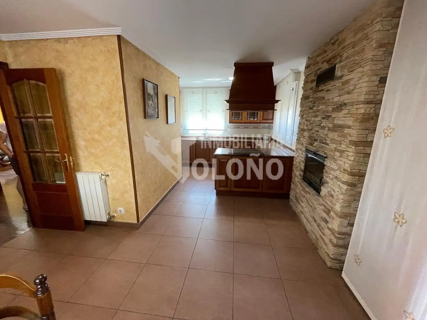 Cuina de Casa o xalet en venda en Casalarreina amb Calefacció, Jardí privat i Parquet