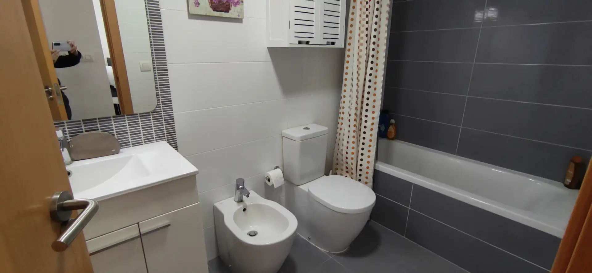 Bathroom of Apartments for sale in Piles  with Air Conditioner, Terrace and Furnished