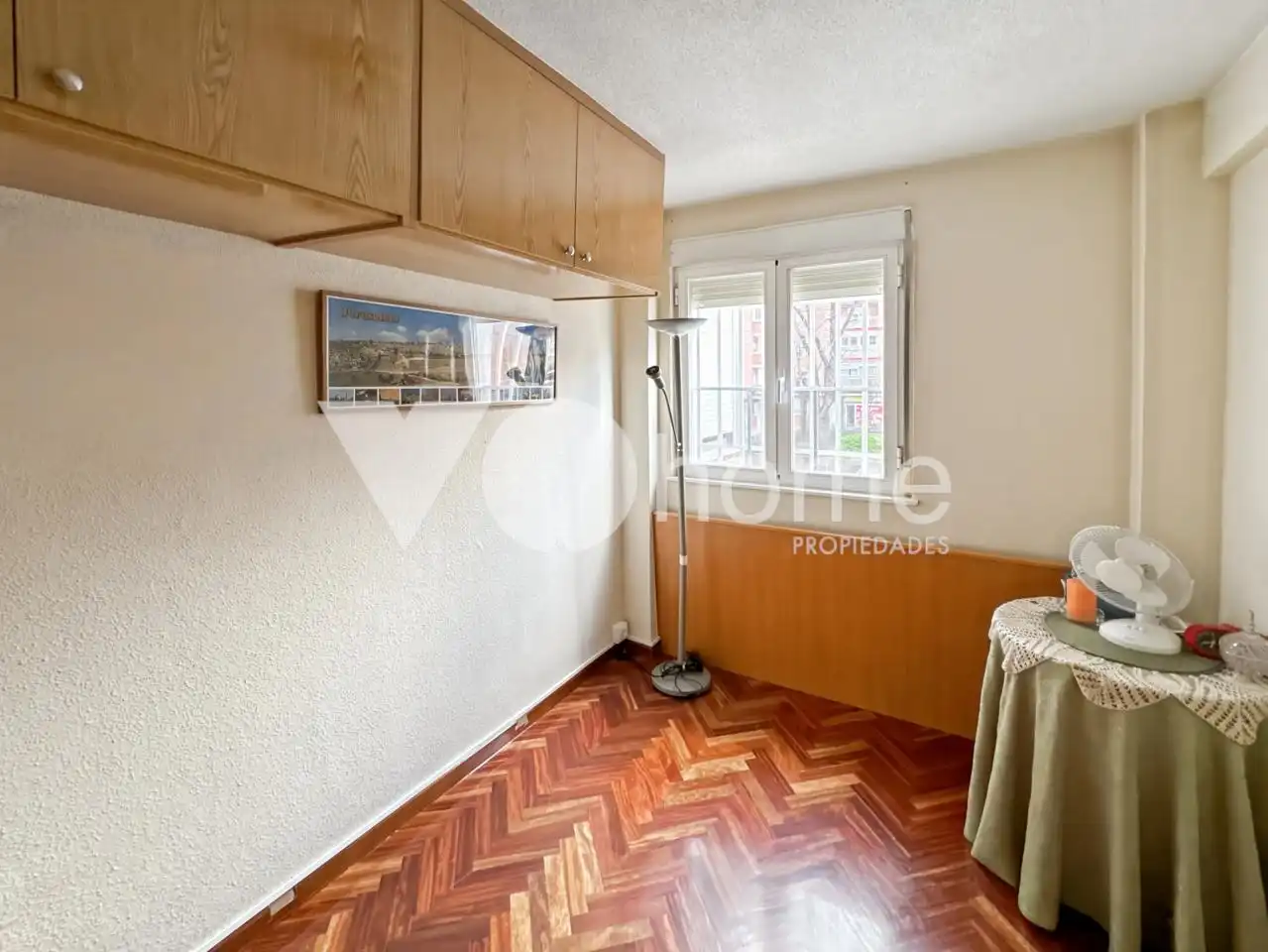 Bedroom of Flat for sale in Madrid  with Heating, Parquet flooring and Balcony