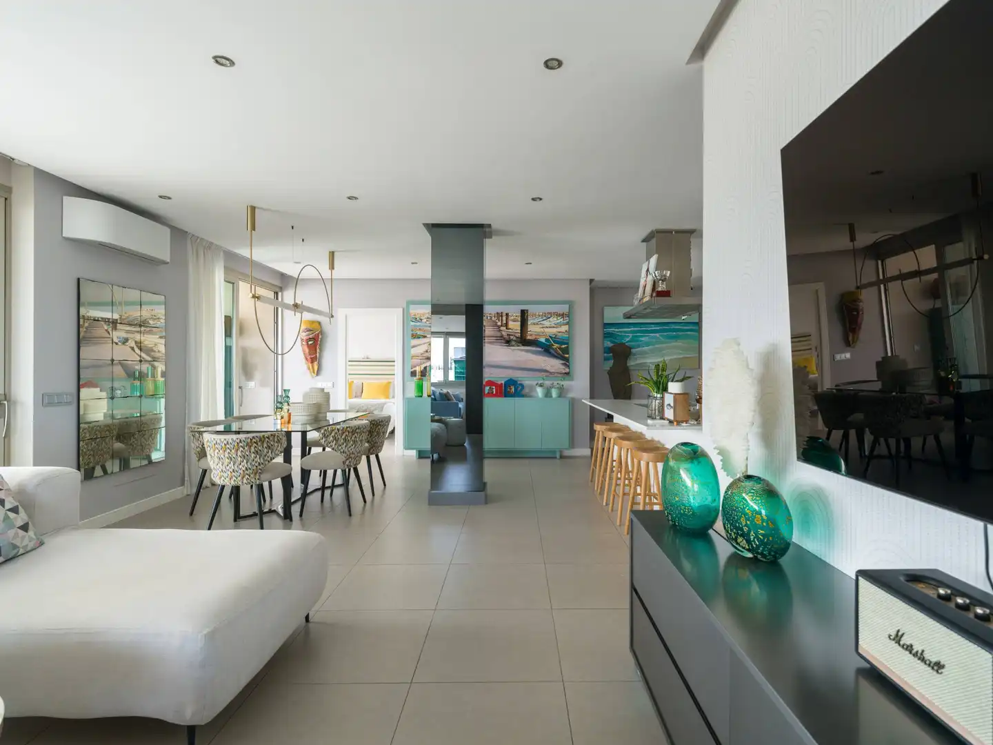 Sala de estar de Ático en venta en Las Palmas de Gran Canaria con Aire acondicionado, Terraza y Trastero