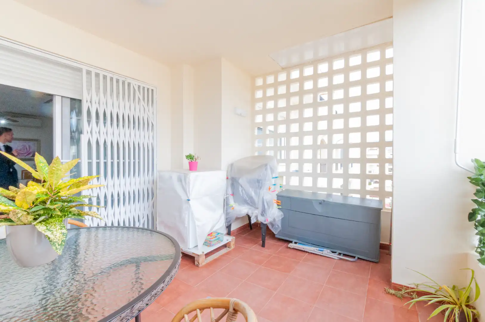 Balcony of Flat for sale in Roquetas de Mar  with Furnished, Oven and Washing machine