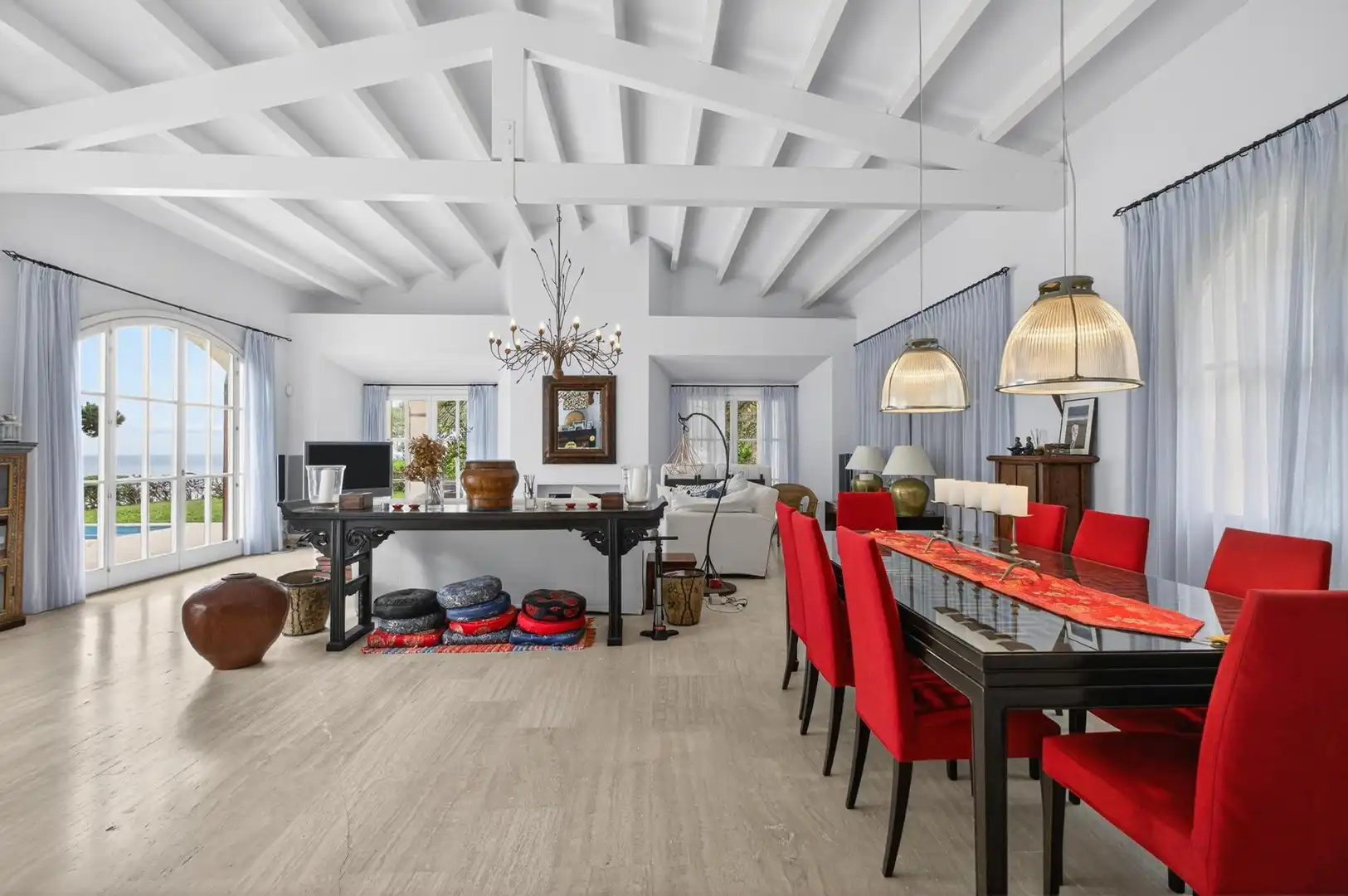Comedor de Casa o chalet en venta en Sant Feliu de Guíxols con Aire acondicionado, Jardín privado y Parquet